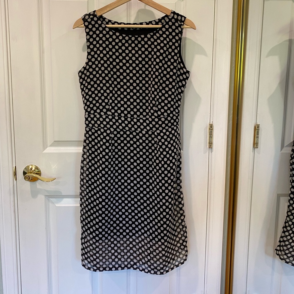 Polka dots midi dress